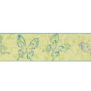 Wallpaper Border Butterfly Girl's Room